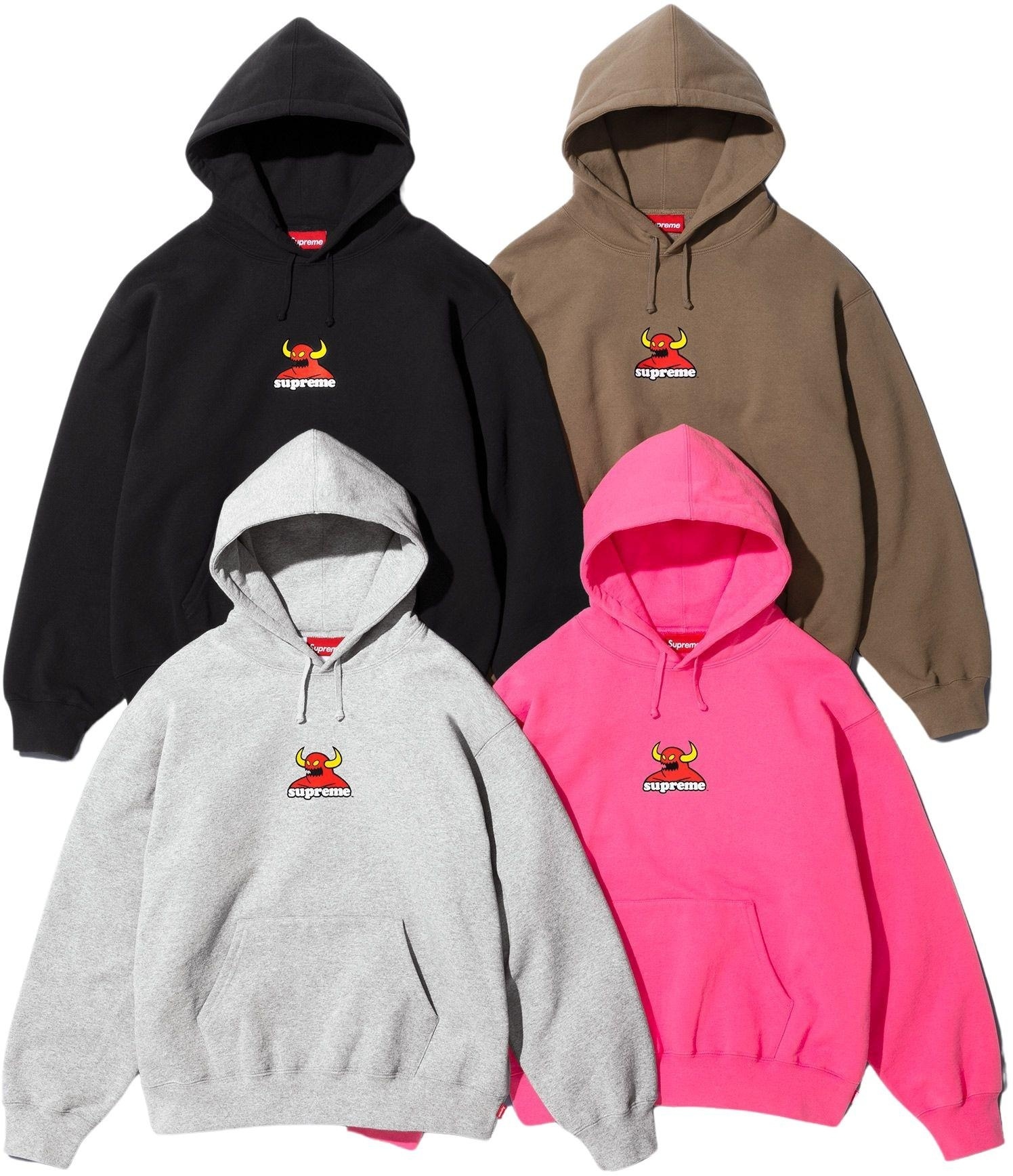 Supreme/Toy Machine Hooded Sweatshirt